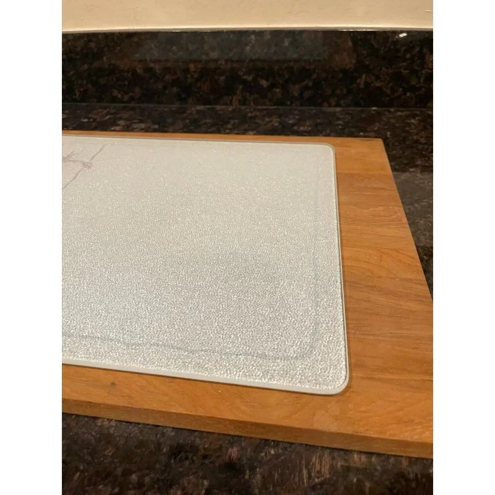 Vintage Corning Ware Shadow Iris Cutting Board 15x12